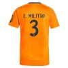 Camisola Real Madrid E. Militao 3 Homen Equipamento 2ª 24/25